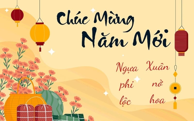 Các mẫu câu đối tết 3 chữ ngắn gọn và độc đáo