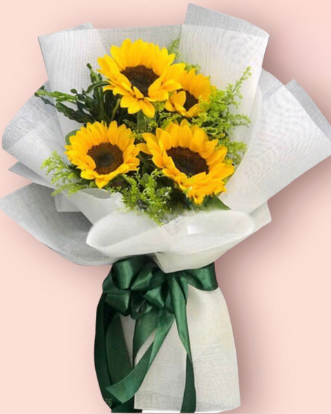 Hoa Bó Dài: Bó Hoa Hướng Dương - Ánh Sáng - HBD138 - Hoa tặng mẹ