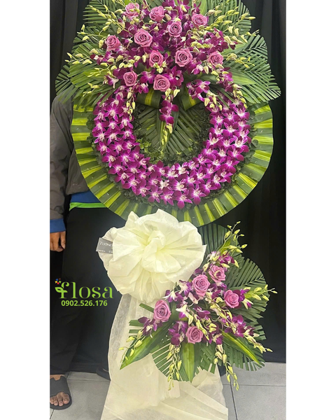 Hoa Chia Buồn: Vòng Từ Gĩa  - HTL183
