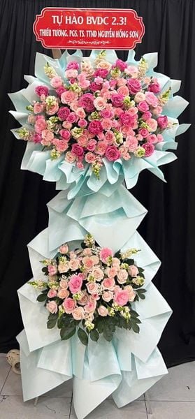 Hoa Chúc Mừng: Kệ Hoa Hoàng Hôn - HCM128