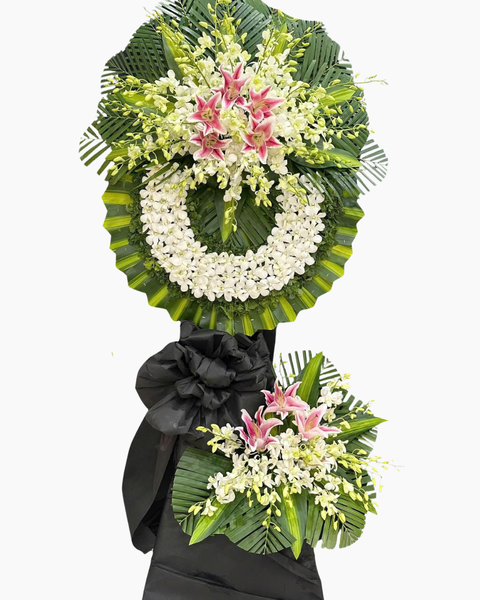 Hoa Chia Buồn: Vòng Thương Kính   - HTL187