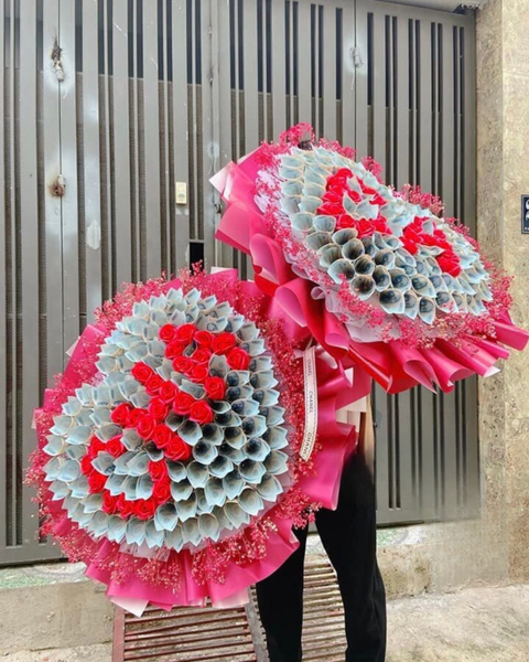 Hoa Tiền: Bó Hoa Tiền 20k Mix Hoa Chữ - BT16