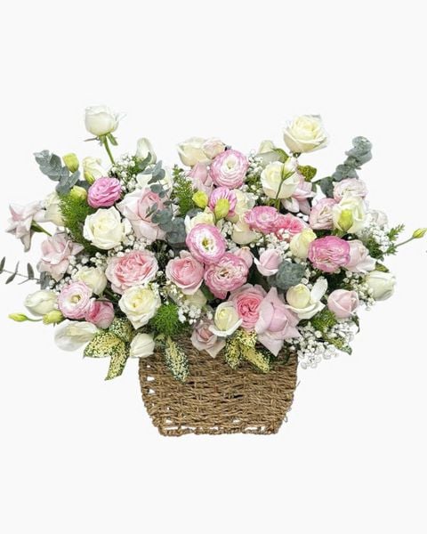 Giỏ Hoa Khai Trương: Giỏ Hoa Yêu Kiều - HG92