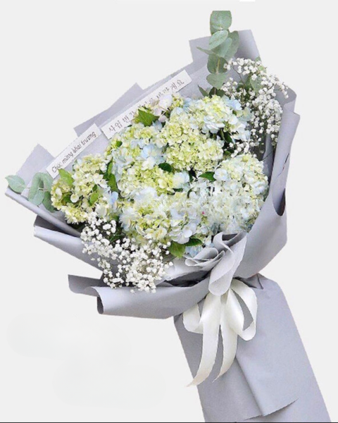 Hoa Bó Dài: Ngày Trong Xanh - HBD223 - Hoa 20/11 Truyền Đạt Tình Thân