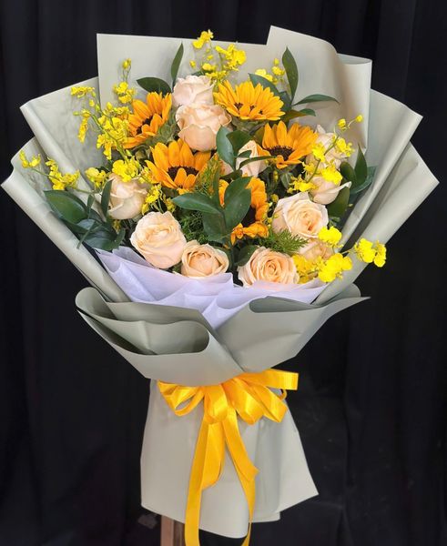 Hoa Bó Dài: Bó Hoa Tình Nồng - HBD356