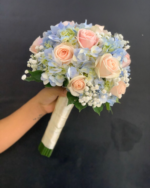 Hoa Cưới: Something Blue - HC26 - Hoa Cưới Cầm Tay Cô Dâu