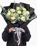  Bó Hoa Sen Xanh  - HBD314 