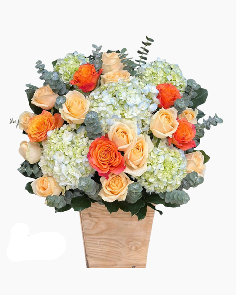 Hộp Hoa Tươi: Hộp Hoa Sắc Thu-HH80