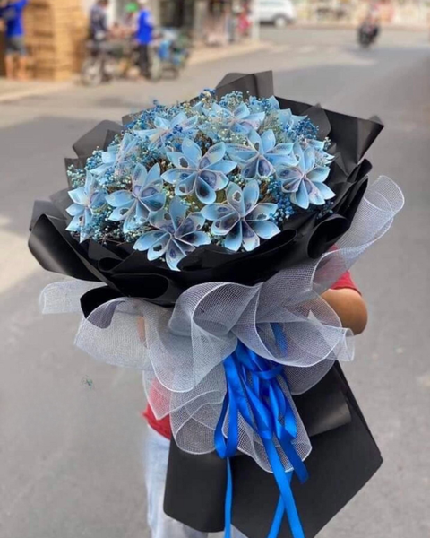 Hoa Tiền: Bó Hoa Tiền 20k Mix Baby Sấy (50 tờ) - BT13