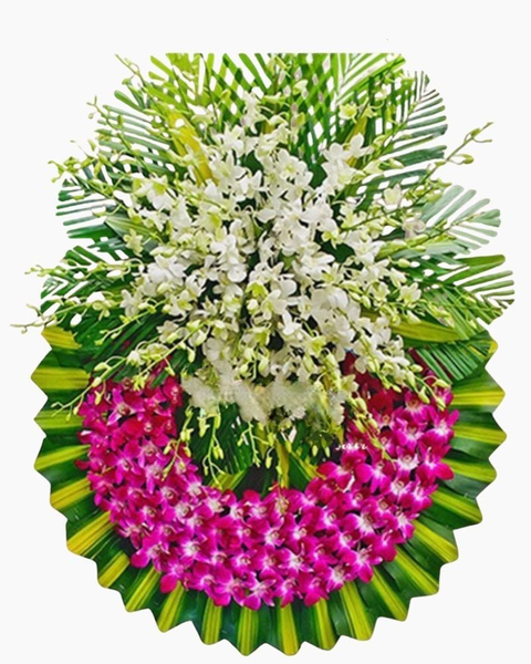 Hoa Chia Buồn: Chia Xa - HTL65 - Vòng Hoa Tang Lễ