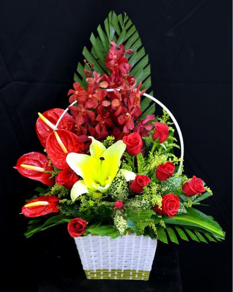 Hoa Tươi: Giỏ Hoa Mini Thanh Âm - HG10 - Hoa Tươi