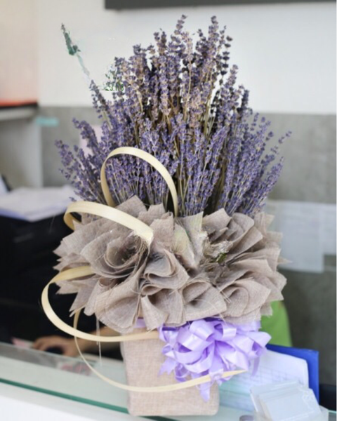 Hoa Lavender: Hộp Hoa Lavender Giản Dị - LVD05