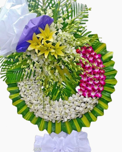 Vòng Hoa Tang Lễ: Nhớ Thương - HTL60 - Vòng hoa đám tang