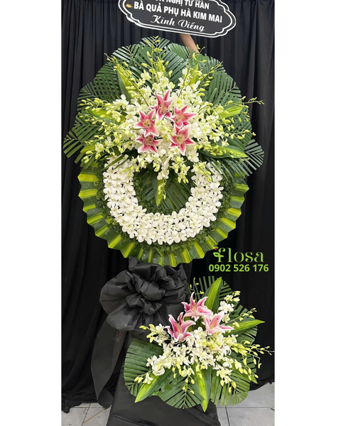 Hoa Chia Buồn: Vòng Thương Kính   - HTL187