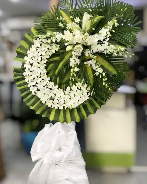 Vòng Hoa Tang Lễ: Vòng Hoa Đám Tang Vô Cùng Thương Tiếc - HTL139