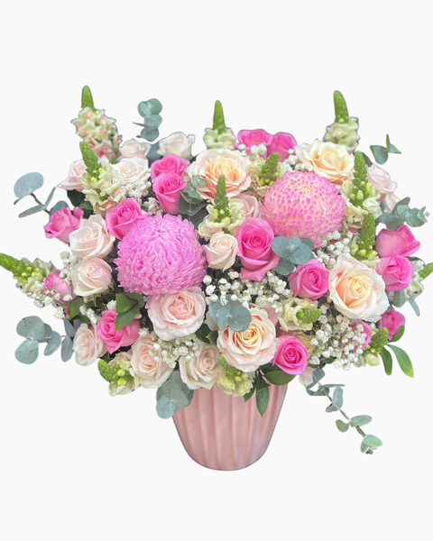 Hộp Hoa Tươi: Hộp Hoa Hồng Nhung - HH134