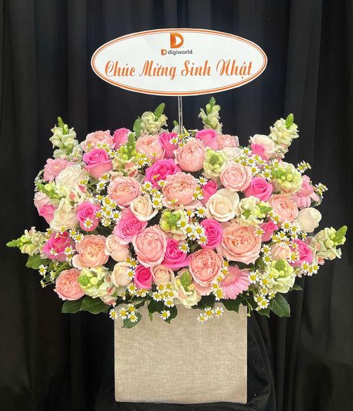 Hộp Hoa Tươi: Hộp Hoa Julie - HH174