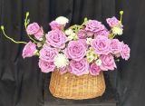  Giỏ Hoa Hồng Tím Yêu - HG96 