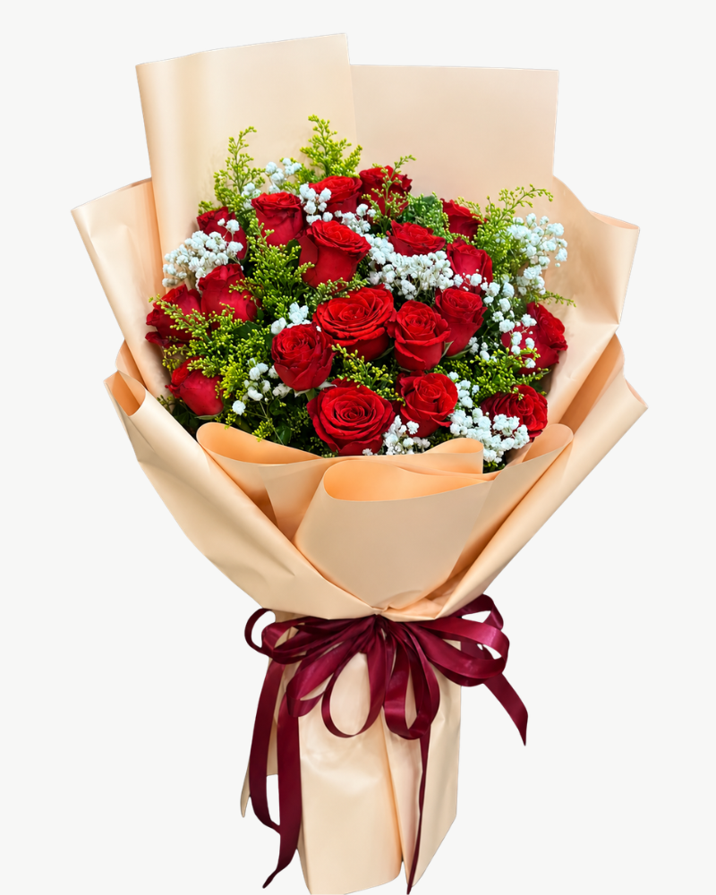  Bó Hoa Nồng Say Yêu Thương - HBD370 