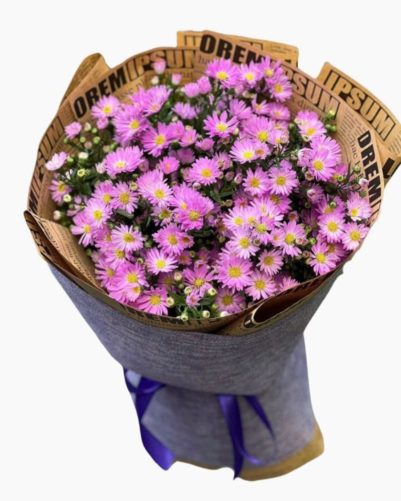 Bó Hoa Thạch Thảo Tím - HBT57
