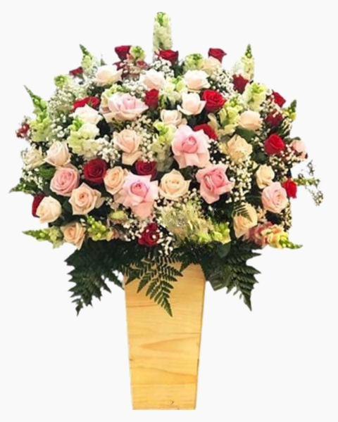 Hộp Hoa Tươi: Mộng Mơ - HCH64 - Hoa tặng mẹ