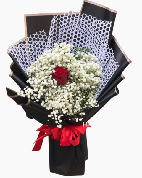 Hoa Bó Dài: Bó Hoa Chỉ Yêu Mình Em - HBD76 - Hoa 20/10