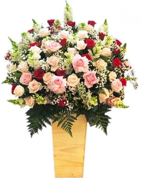 Hộp Hoa Tươi: Mộng Mơ - HCH64 - Hoa tặng mẹ