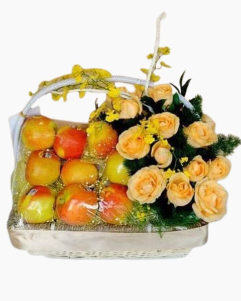 Giỏ Trái Cây: Giỏ Trái Cây Táo Vàng - GTC33