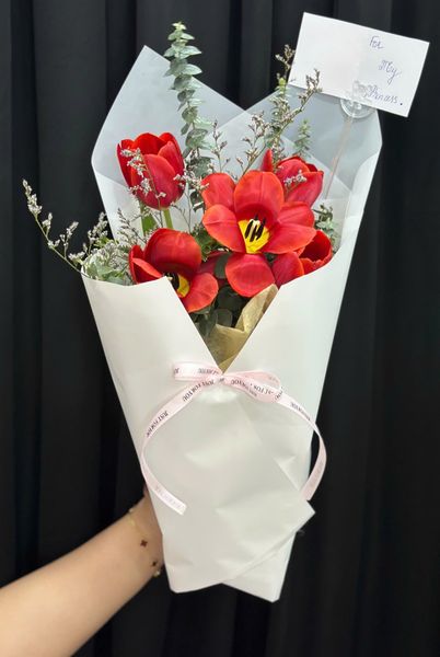 Hoa Bó Dài: Bó Hoa TULIP Xinh  - HBD352