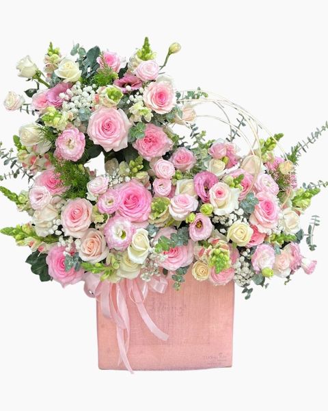 Hộp Hoa Tươi: Hộp Hoa Cô Nương - HH178