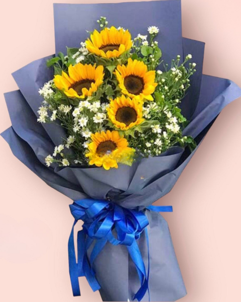 Hoa Bó Dài: Bó Hoa Ánh Dương - Hoa chúc mừng 20/11 - HBD121