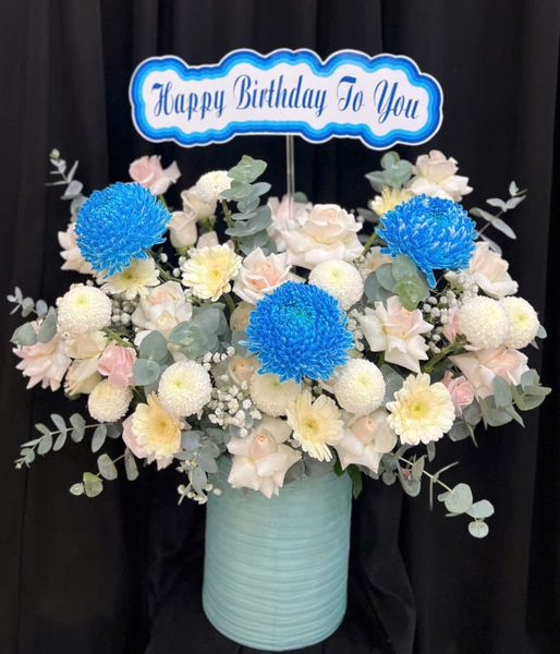 Hộp Hoa Tươi: Hộp Hoa Trời Xanh - HH184