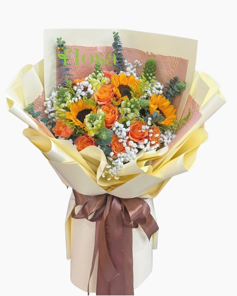  Bó Hoa Niềm Tin Rực Rỡ-HBD324 