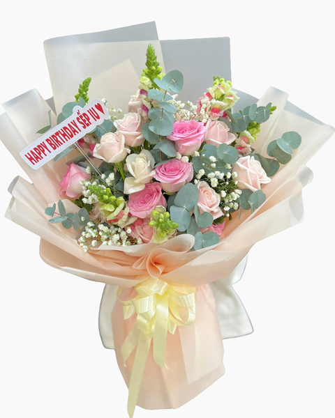 Hoa Bó Dài: Bó Hoa Thanh Lịch - HBD328