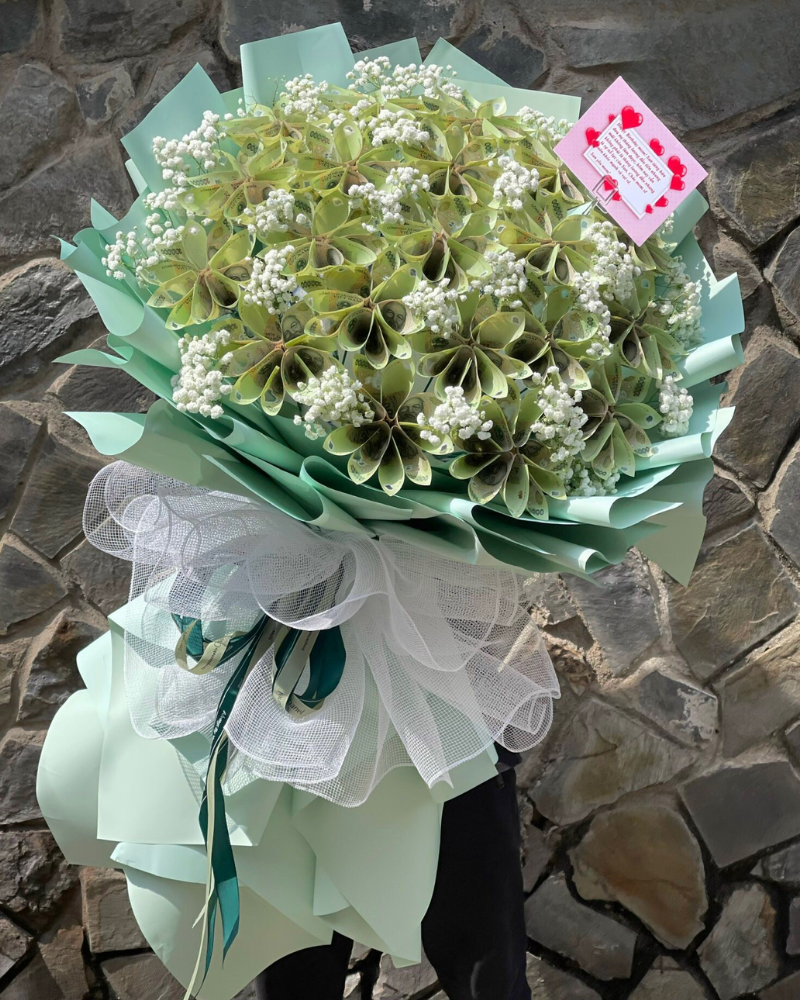  Bó Hoa Tiền 100 tờ x 100k - BT36 