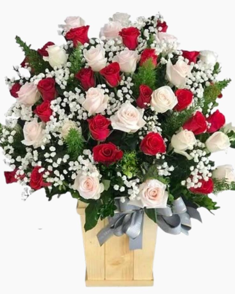 Hộp Hoa Tươi: Tự Tình - HCH57