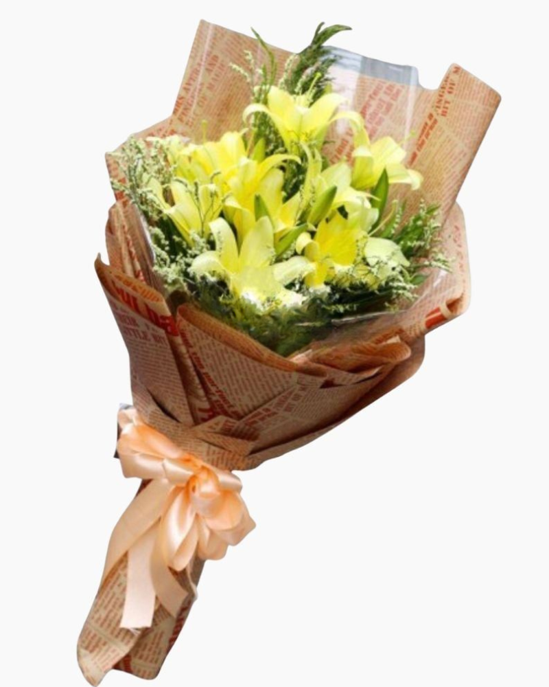  Bó Hoa Ly Vàng - HBD53 - Hoa 20/10 