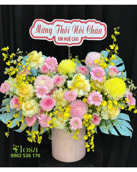Hộp Hoa Tươi: Hộp Hoa Sắc Màu  - HH114