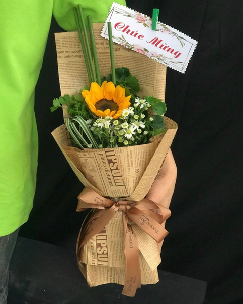 Hoa Bó Dài: Bó Hoa Giọt Nắng - HBD31 - Hoa 20/11 tặng thầy giáo