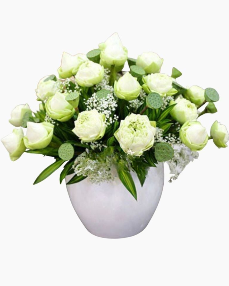  Bình Hoa Sen - Hoa tặng mẹ - HCB32 