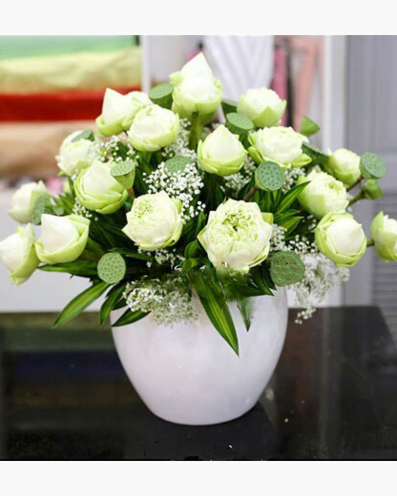  Bình Hoa Sen - Hoa tặng mẹ - HCB32 