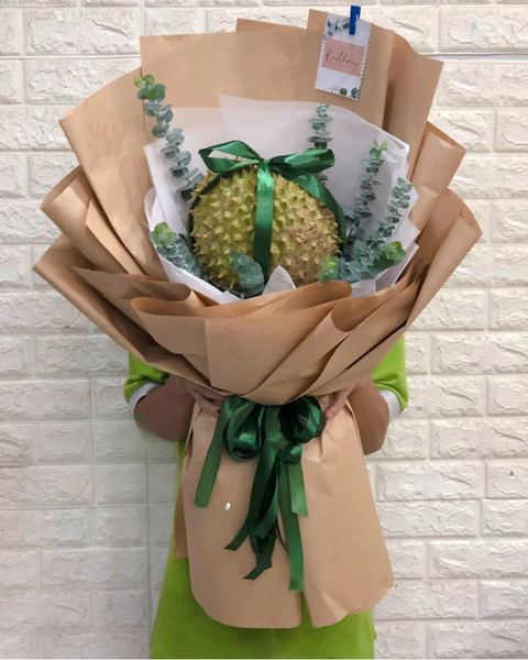 Hoa Trái Cây: Bó Hoa Mix Với Sầu Riêng tặng sinh nhật độc lạ - TC49