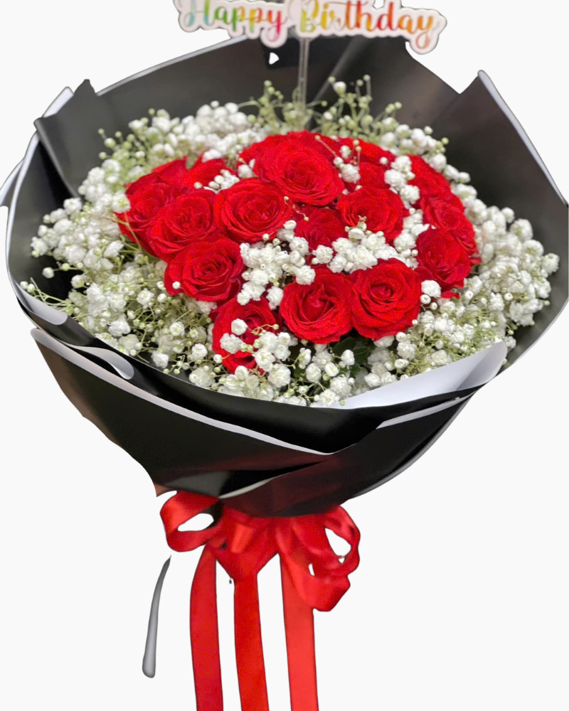  Bó Hoa Yêu Thương Vẹn Tròn - HBT128 