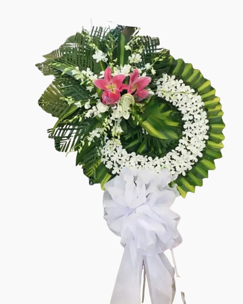 Hoa Chia Buồn: Hoa Đám Tang Giá Rẻ - HTL126 - Hoa Tang Lễ