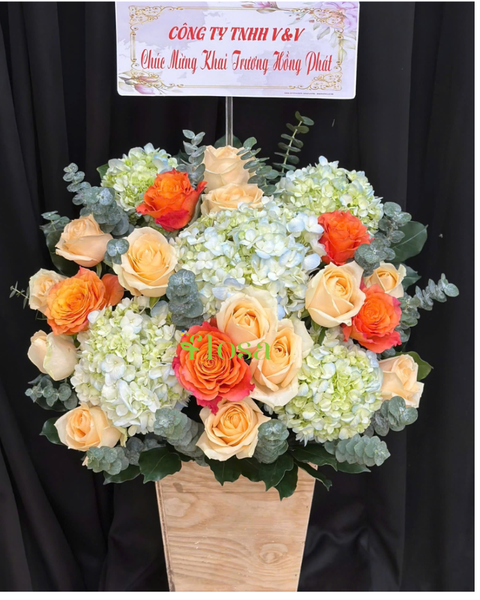 Hộp Hoa Tươi: Hộp Hoa Sắc Thu-HH80