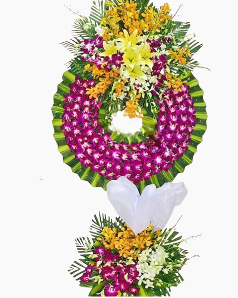 Vòng Hoa Tang Lễ: Vòng Hoa Đám Tang Dĩ Vãng - HTL84