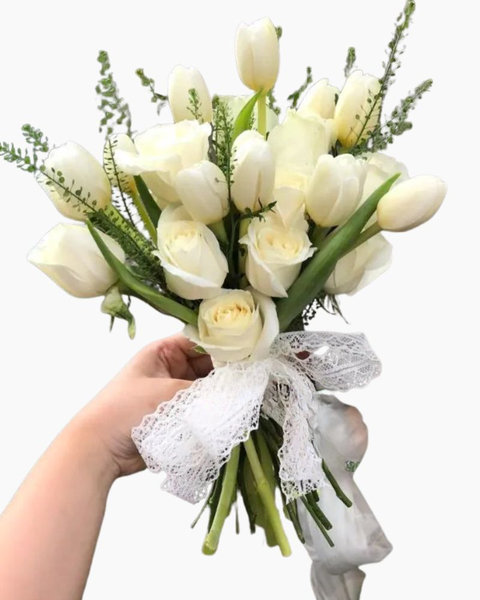 Hoa Cưới: Bó Hoa Cưới Cầm Tay Cô Dâu Điệu Ngọt Ngào - HC58
