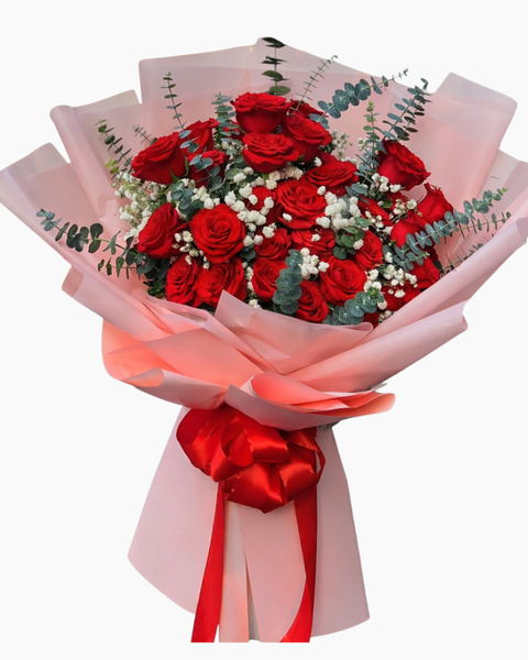 Hoa Bó Dài: Bó Hoa Rực Rỡ - HBD340 - Hoa 8/3 Đẹp