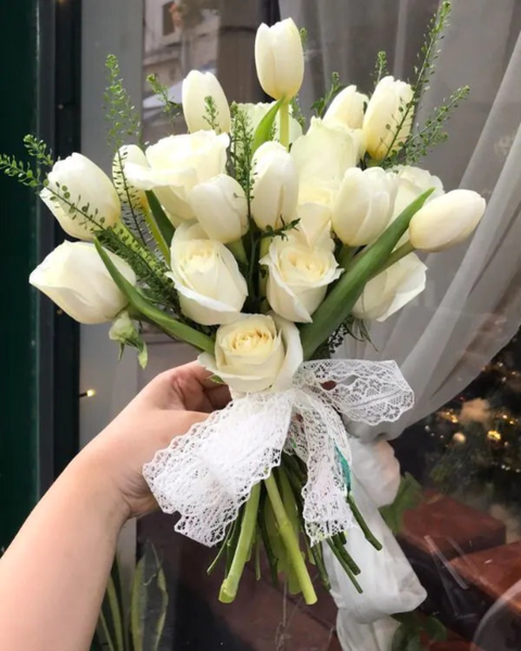 Hoa Cưới: Bó Hoa Cưới Cầm Tay Cô Dâu Điệu Ngọt Ngào - HC58