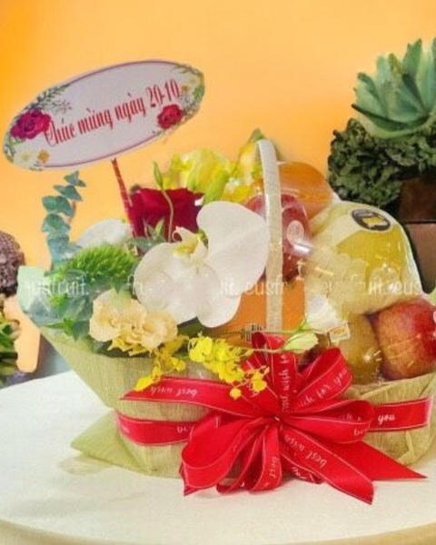 Giỏ Trái Cây: Giỏ Trái Cây Tặng Gia Đình - GTC98